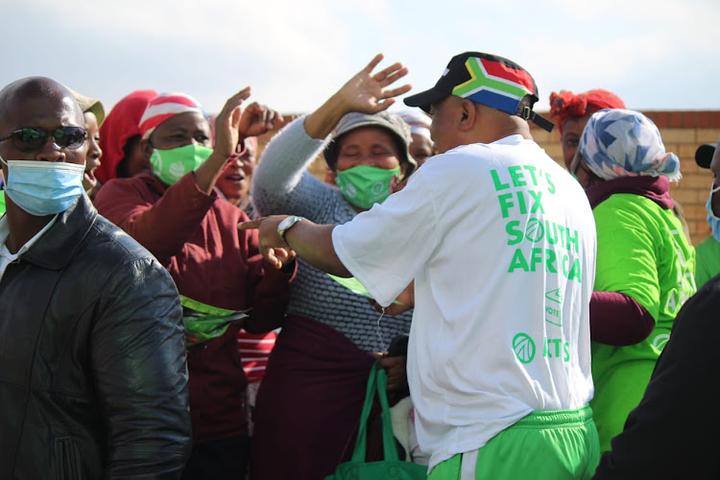 Mashaba receives warm welcome in Soweto as ActionSA aims for outright win  in Joburg